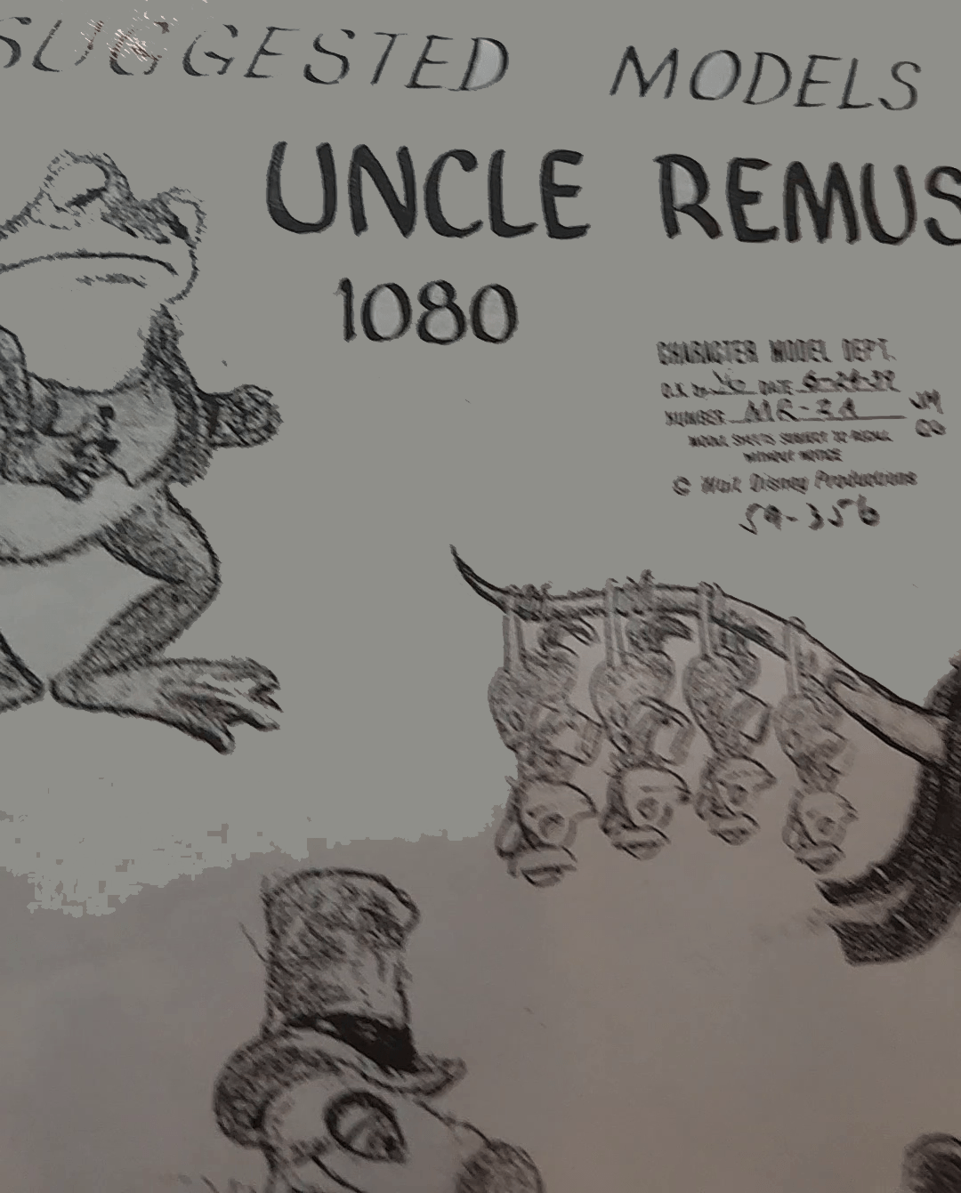 From the Archives: Brer Rabbit & Other Model&nbsp;Sheets