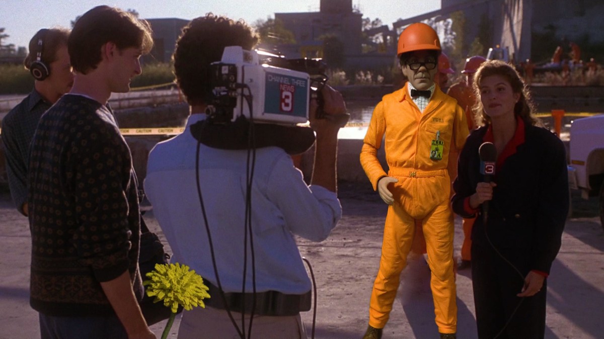 Professor Jordon Perry in Hazmat Jumpsuit (Secret of the&nbsp;Ooze)