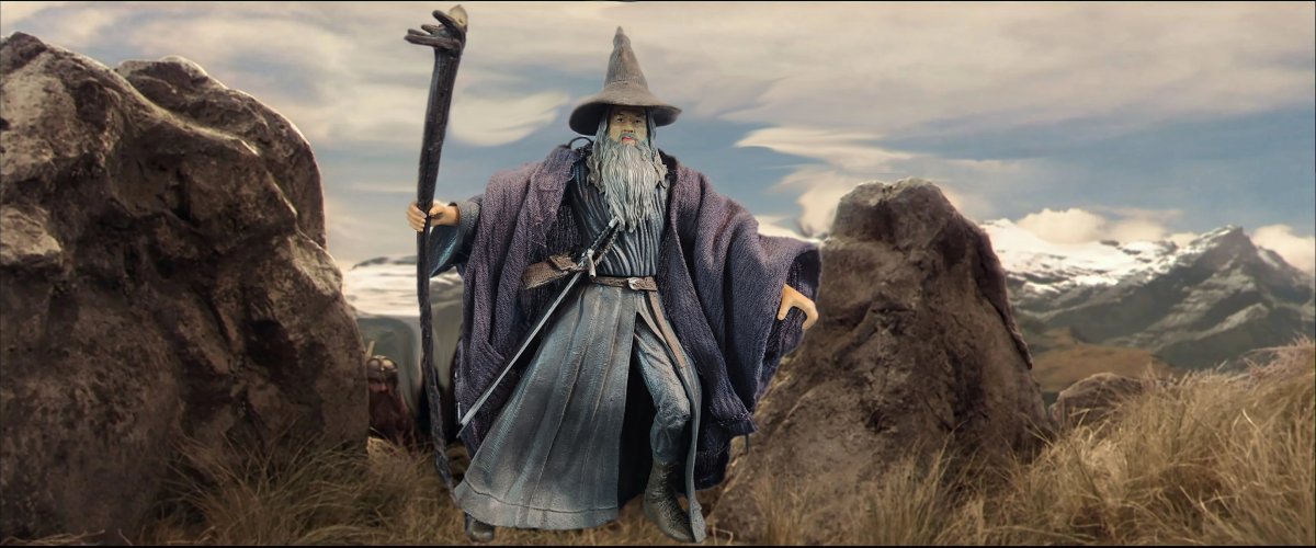 From the Archives: Gandalf with Light Up Staff&nbsp;Action