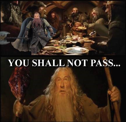 From the Archives: Gimli with Axe Throwing&nbsp;Action